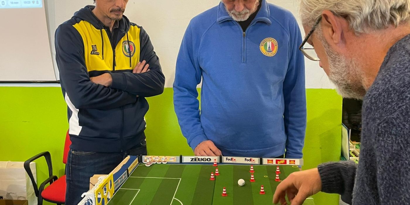 PROVINCIA GRANDA - Una fase del torneo nella sala polifunzionale vicese