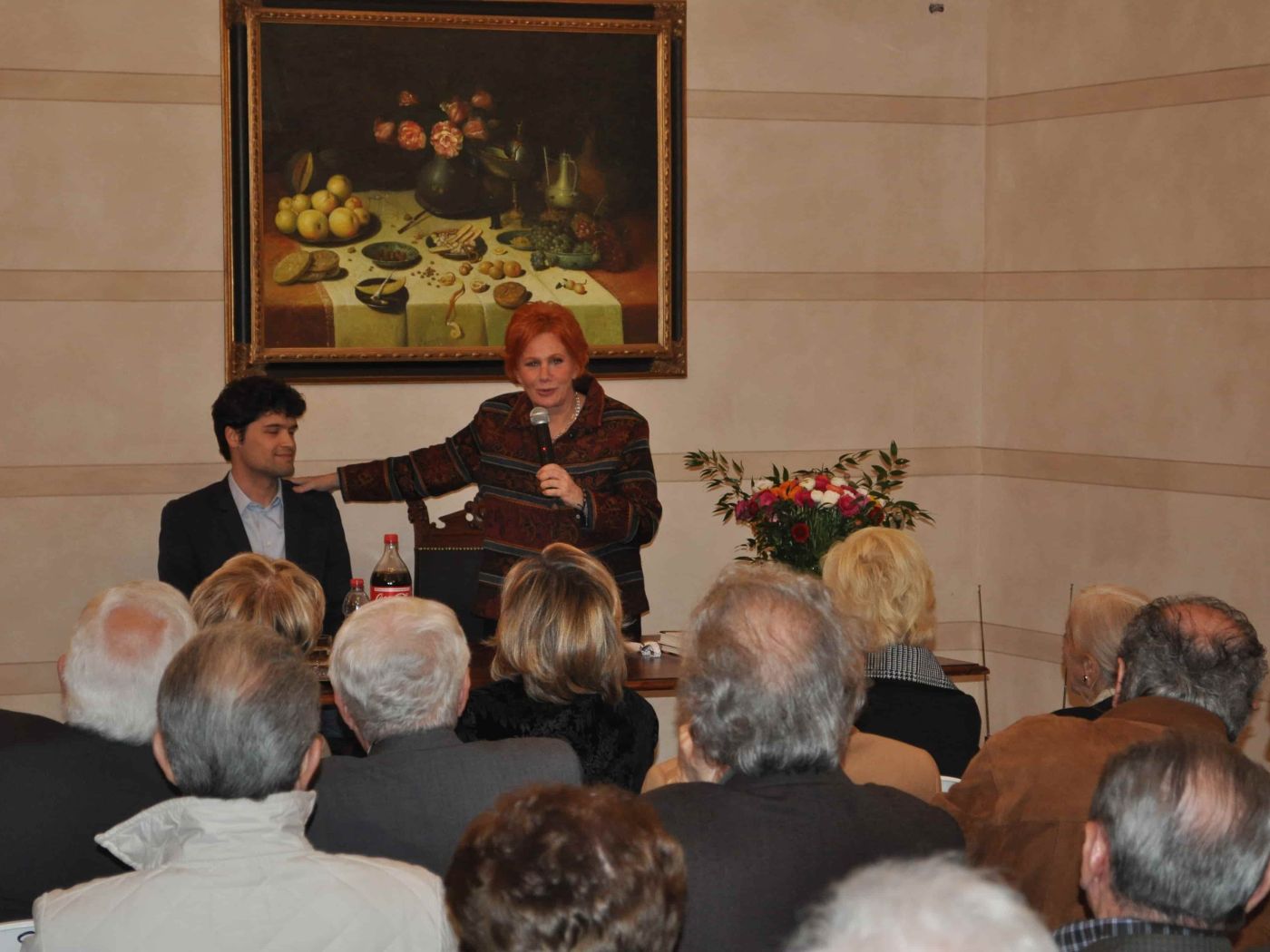 PROVINCIA GRANDA - Maria Rita Parsi con Paolo Lubatto al Castello di Morozzo nel 2014