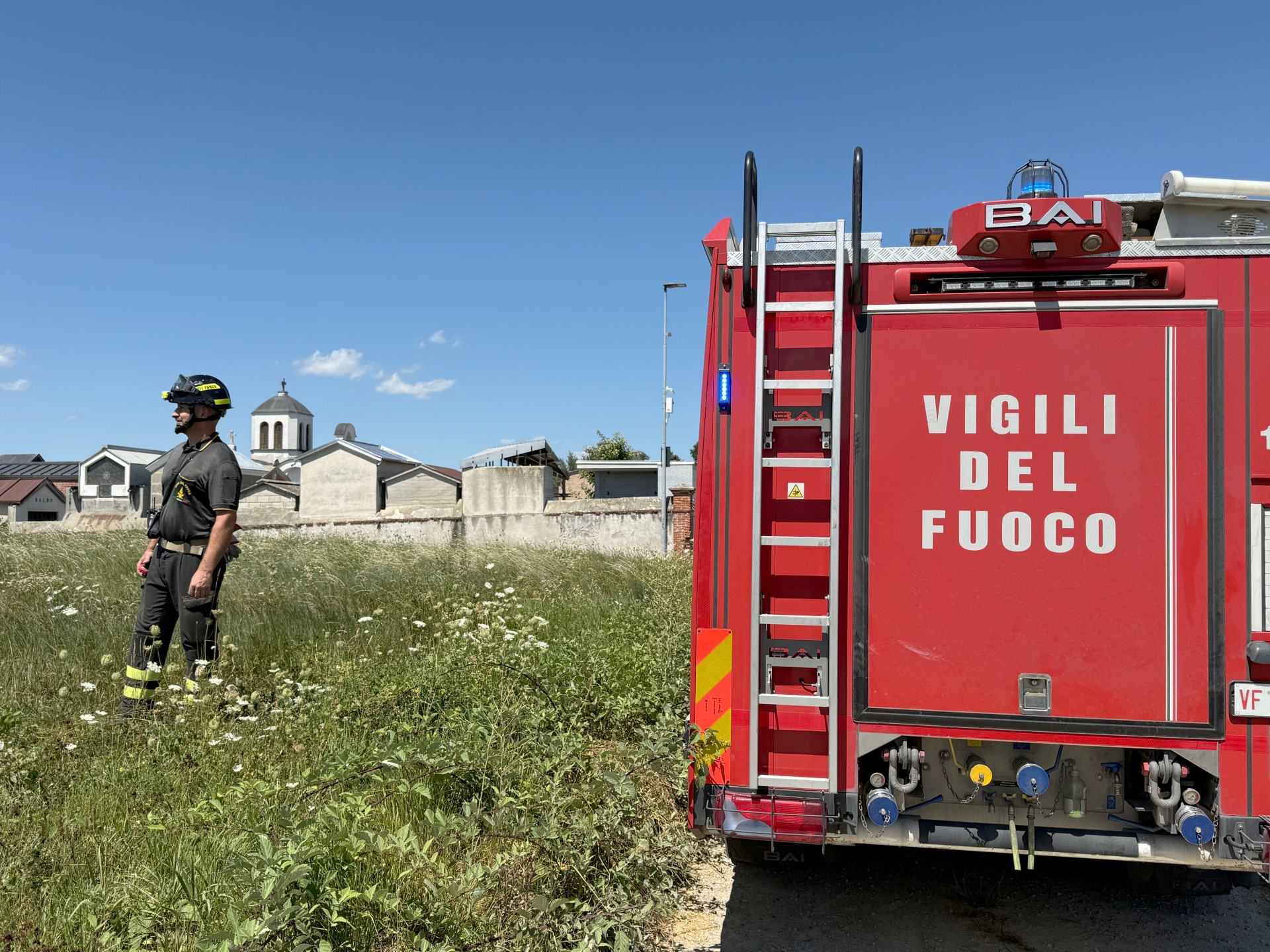 Vigili del fuoco velivolo falso allarme 1753196308995