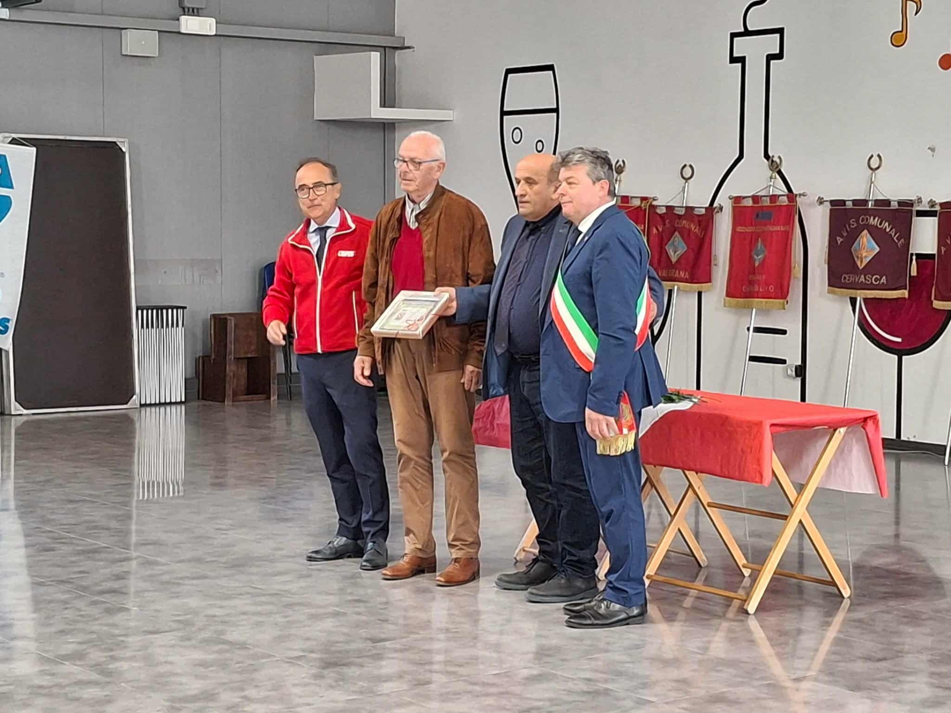 Premiazione Giancarlo Rinaldi 60 anniversario fondazione Avis Dogliani 1761289845742