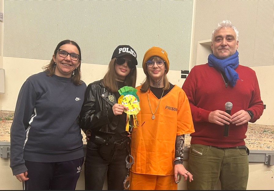 Uno dei costumi di Carnevale premiati a Murazzano