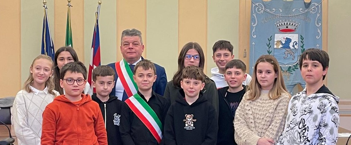 Il rinnvato consiglio comunale dei ragazzi di Dogliani