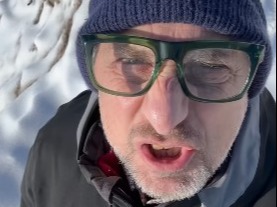 Il comico genovese Andrea Di Marco a Prato Nevoso