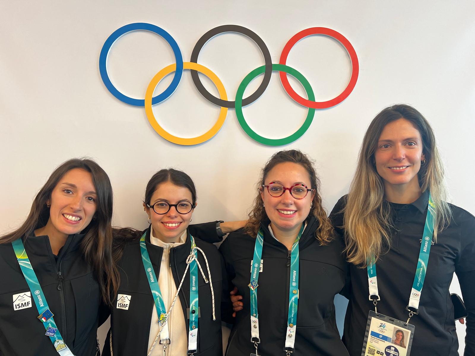 PROVINCIA GRANDA - Le quattro ragazze impegnate a Milano-Cortina 2026