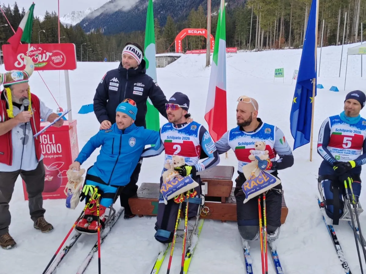 Biglione podio Italiani