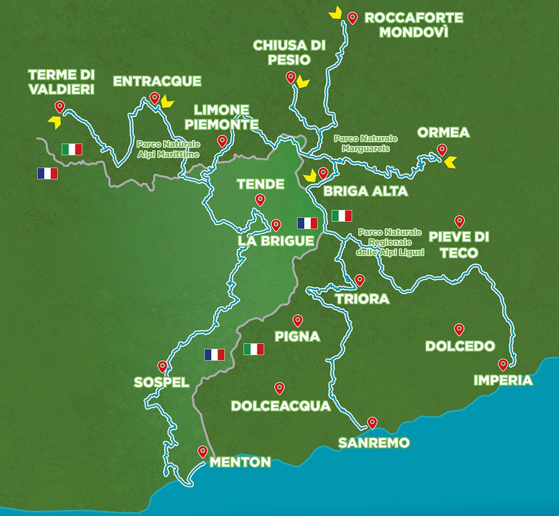 PROVINCIA GRANDA - Il tragitto che unisce le Alpi al mare