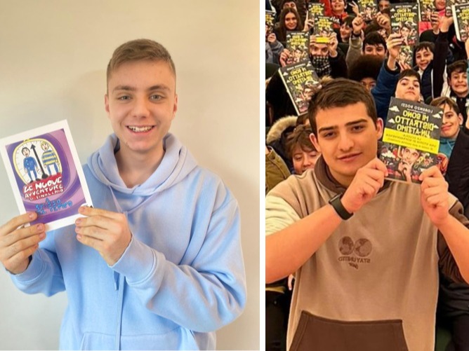 PROVINCIA GRANDA - I due giovani autori che saranno ospitati in Biblioteca a Chiusa Pesio
