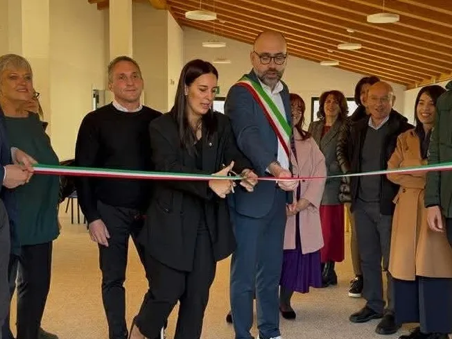 PROVINCIA GRANDA - Taglio del nastro della nuova mensa della scuola del Borgo Aragno a Mondovì