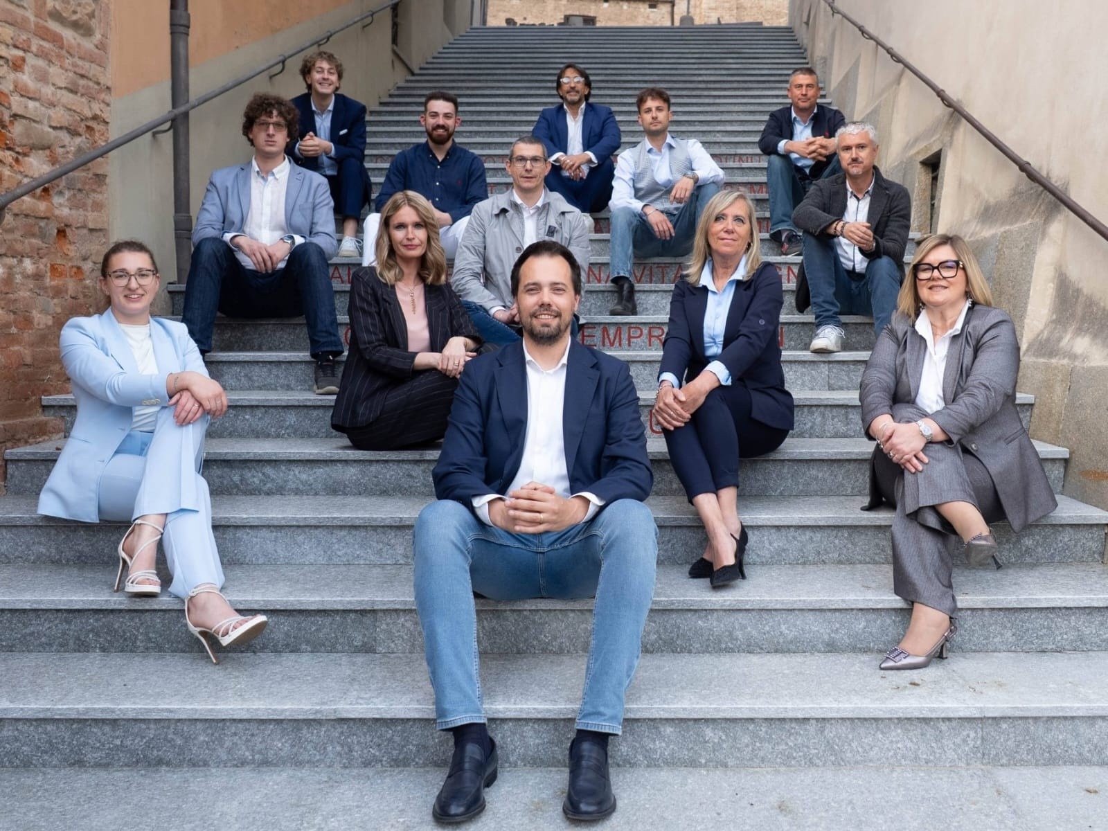 PROVINCIA GRANDA - Foto di gruppo lista Nicola Schellino Comunali 2026 Carrù