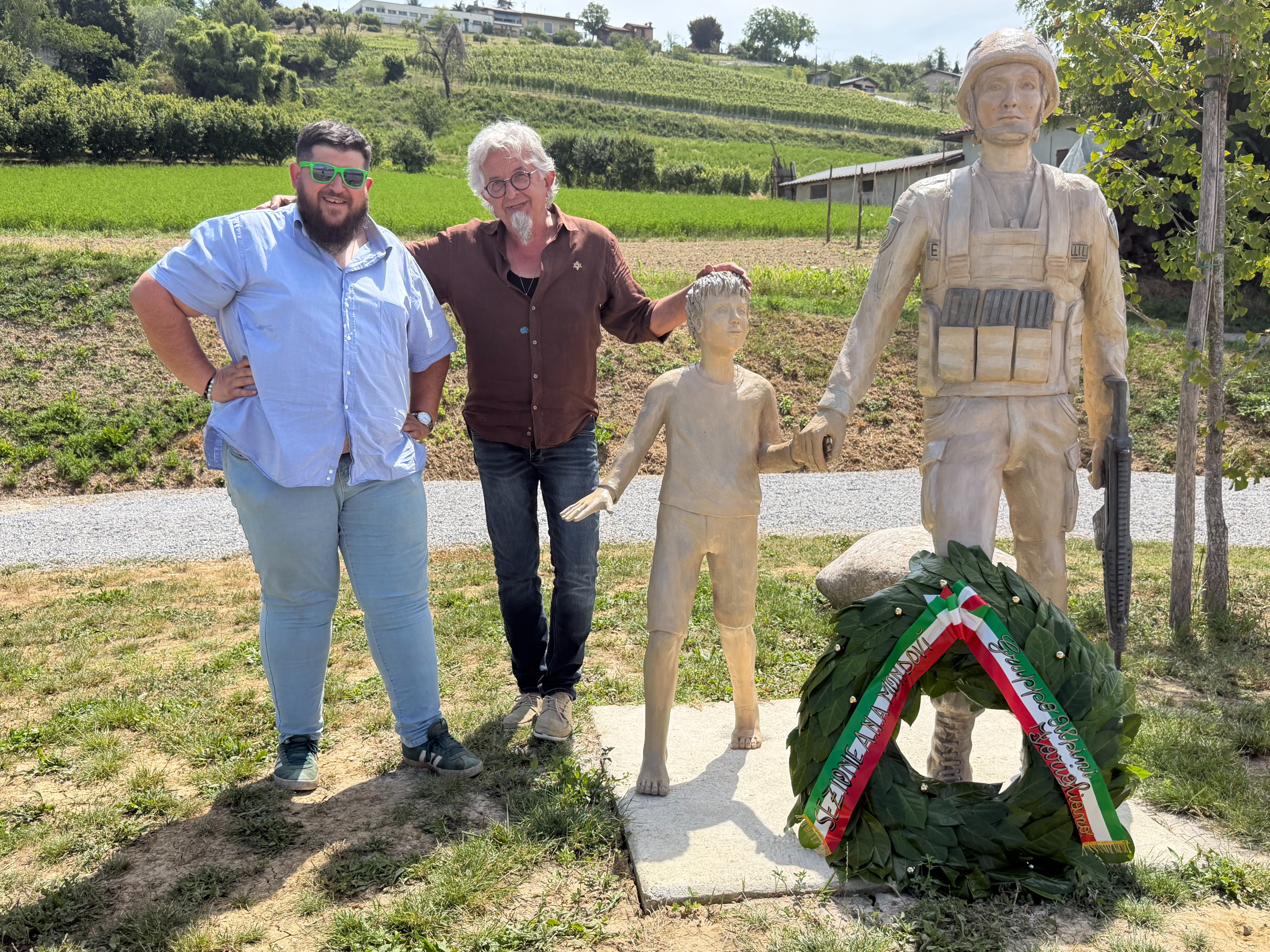 PROVINCIA GRANDA - Bertone e Alessandria nuovo monumento Alpini Farigliano