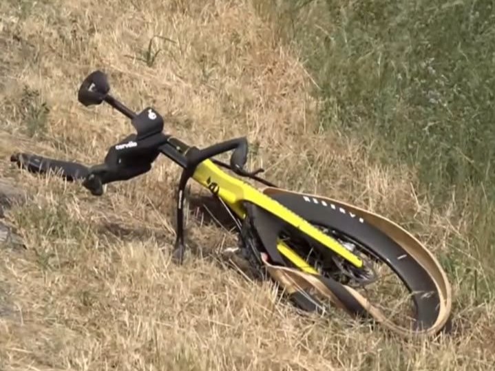 bici affini distrutta