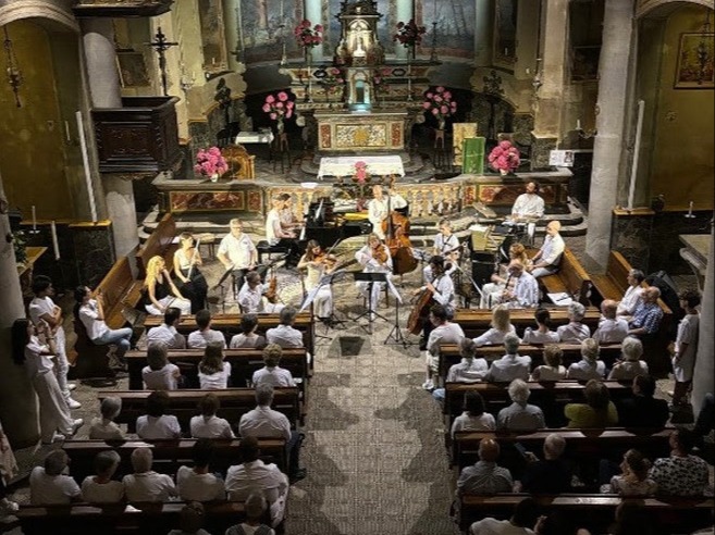 PROVINCIA GRANDA - Una foto del concerto in bianco dell'anno scorso