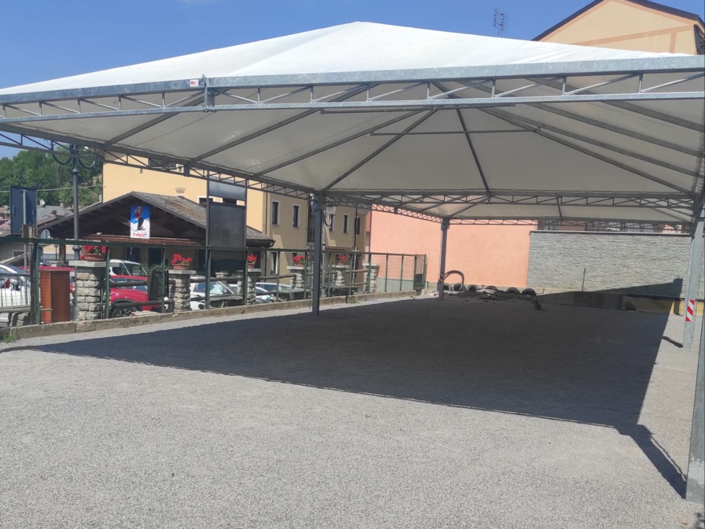 PROVINCIA GRANDA - La nuova area con la tensostruttura