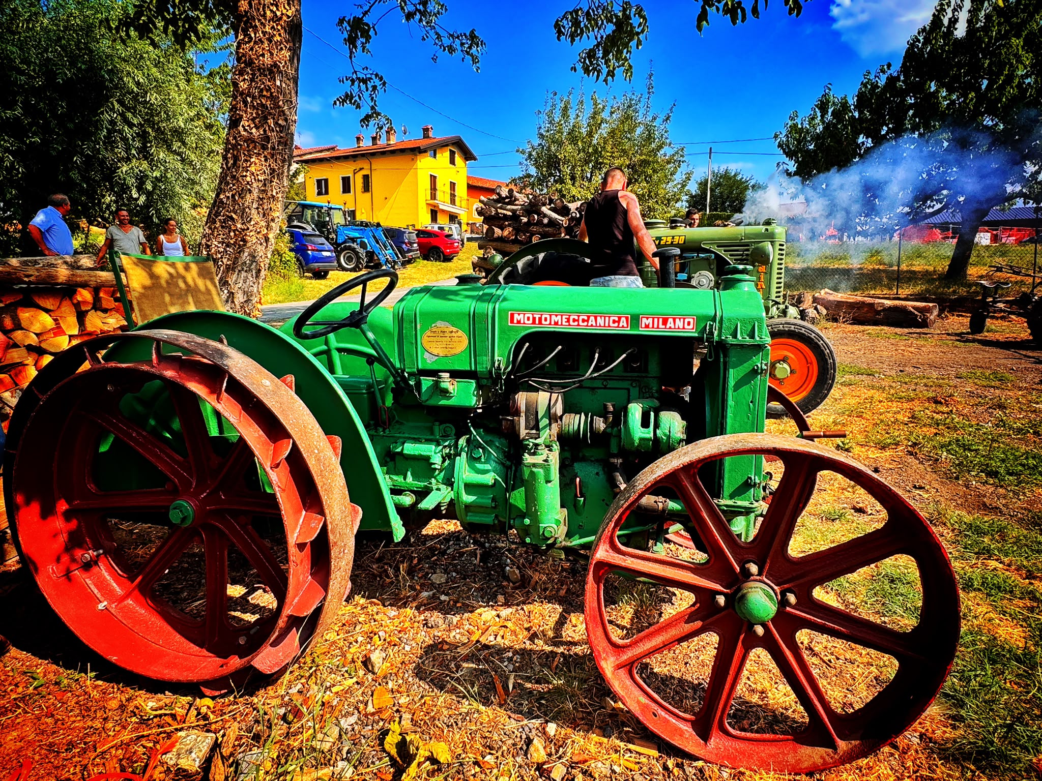 PROVINCIA GRANDA - Uno dei trattori d'epoca