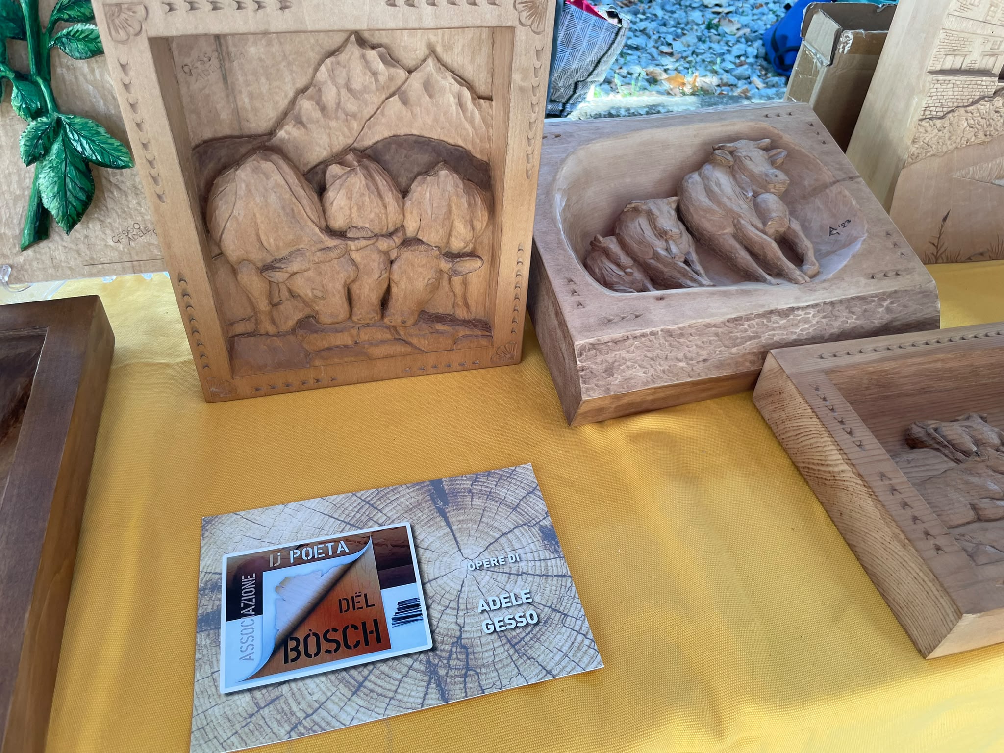 PROVINCIA GRANDA - Alcune delle sculture realizzate nelle precedenti edizioni