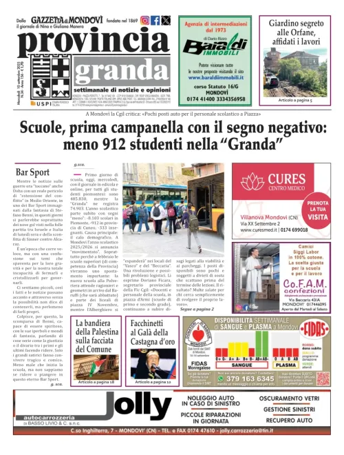 Copertina Edizione del 10-09-2025
