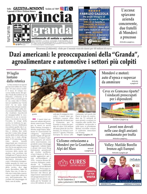 Copertina Edizione del  16-07-2025