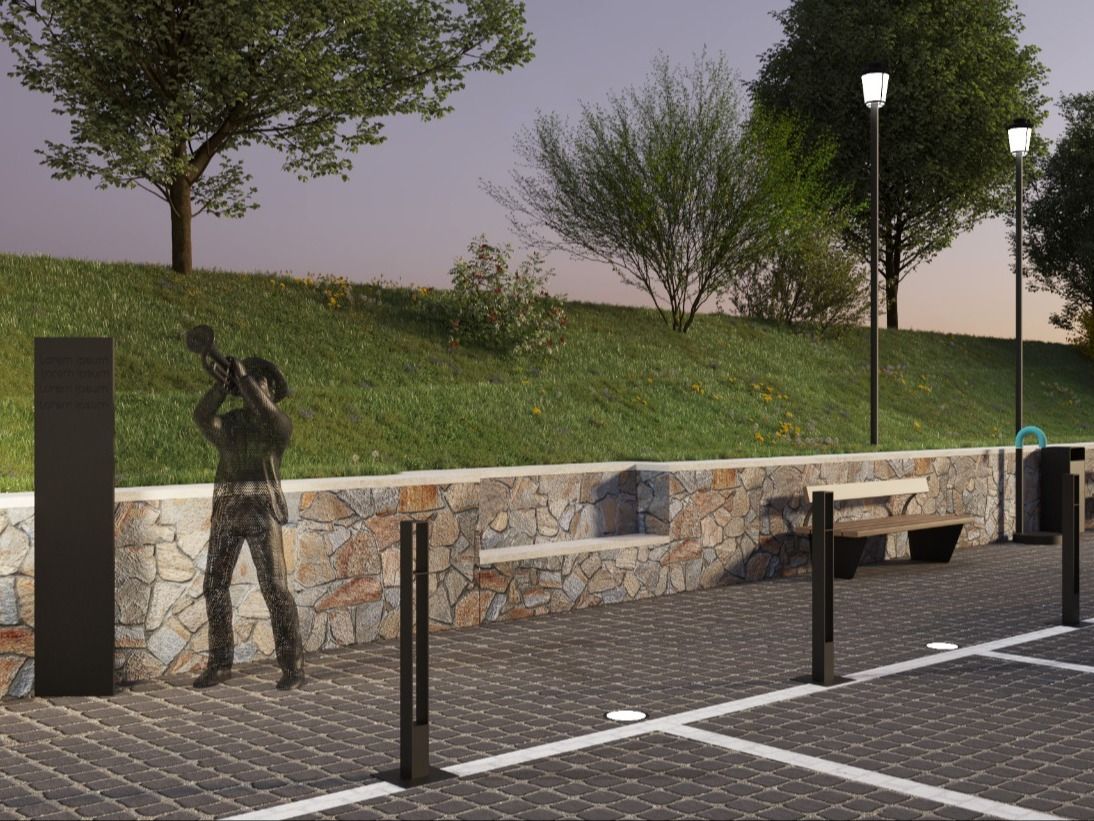 PROVINCIA GRANDA - Il rendering del progetto della nuova piazza