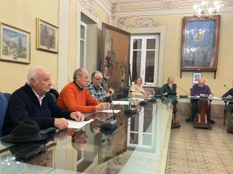 PROVINCIA GRANDA - I consiglieri di maggioranza durante una seduta