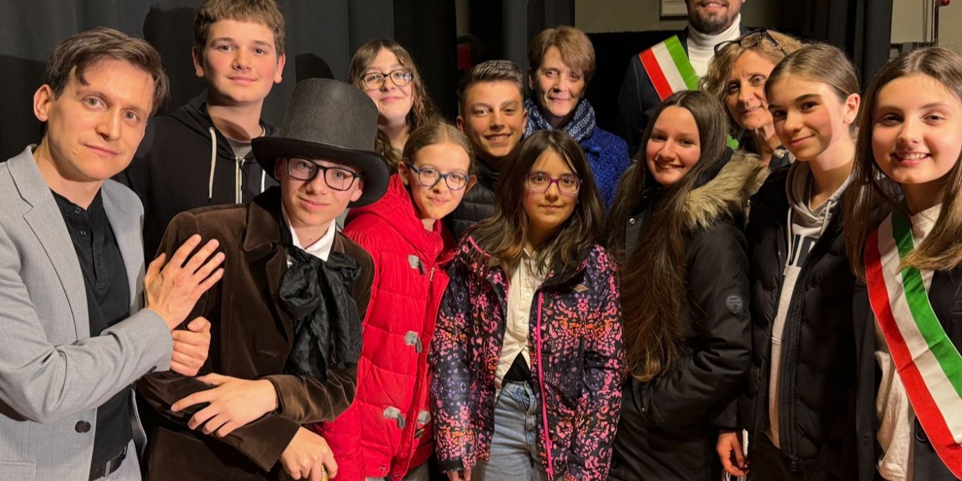 Leopardi a Carrù con gli alunni di terza media