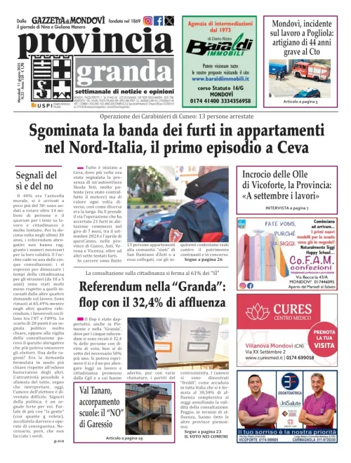Copertina Edizione del  11-06-2025