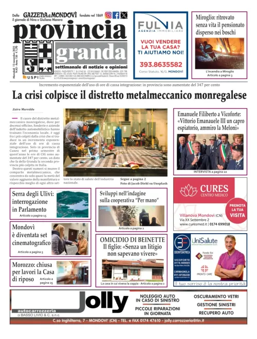 Copertina Edizione del 12-11-2025