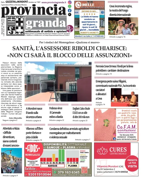 Copertina Edizione del 15-07-2026