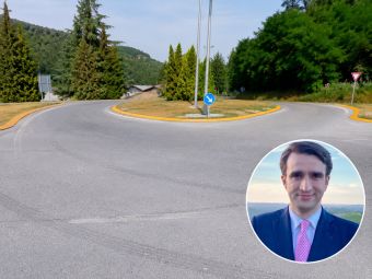 PROVINCIA GRANDA - Il tratto dove sorgerà la nuova rotatoria
