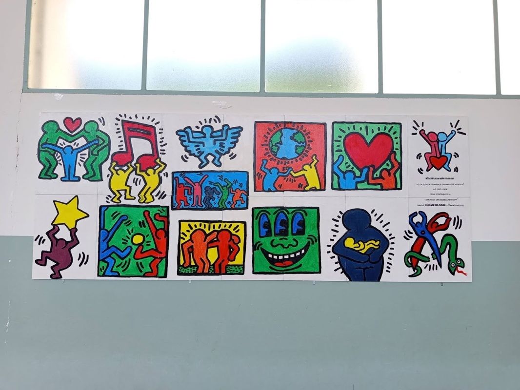 PROVINCIA GRANDA - Il murale realizzato dai ragazzi