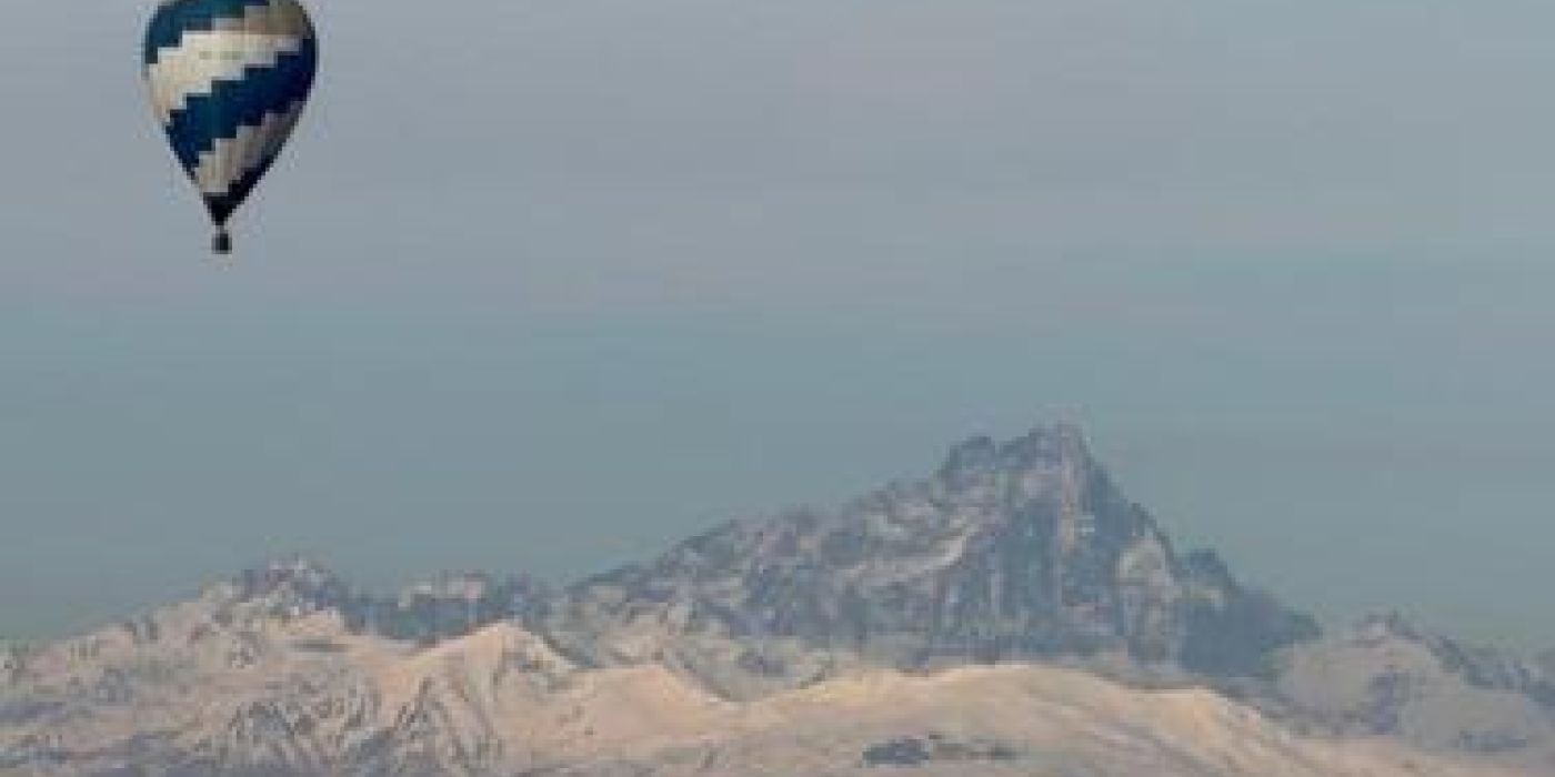 Mongolfiera e Monviso