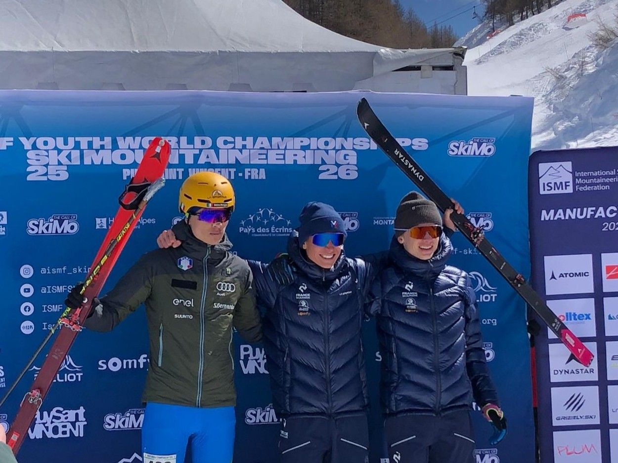 Blangero podio Mondiale Youth