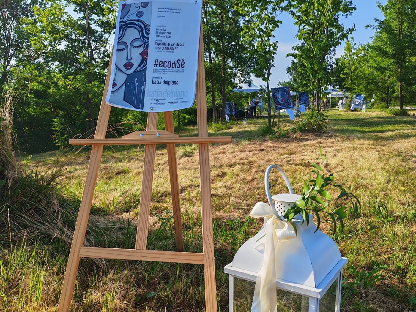 PROVINCIA GRANDA - L'ingresso della mostra presso l'area Landandart a San Rocco
