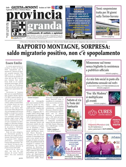 Copertina Edizione del  03-09-2025