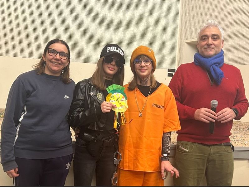 Uno dei costumi di Carnevale premiati a Murazzano