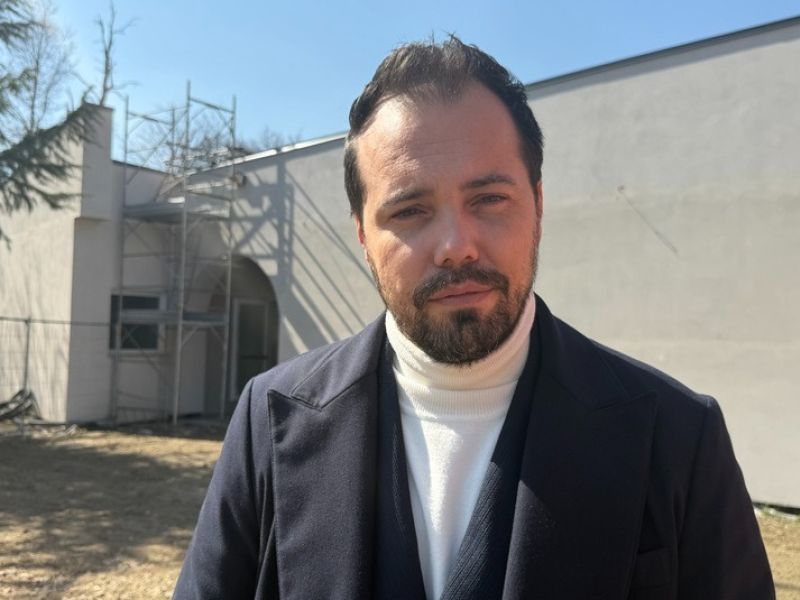 PROVINCIA GRANDA - Il sindaco nel cantiere della nuova materna