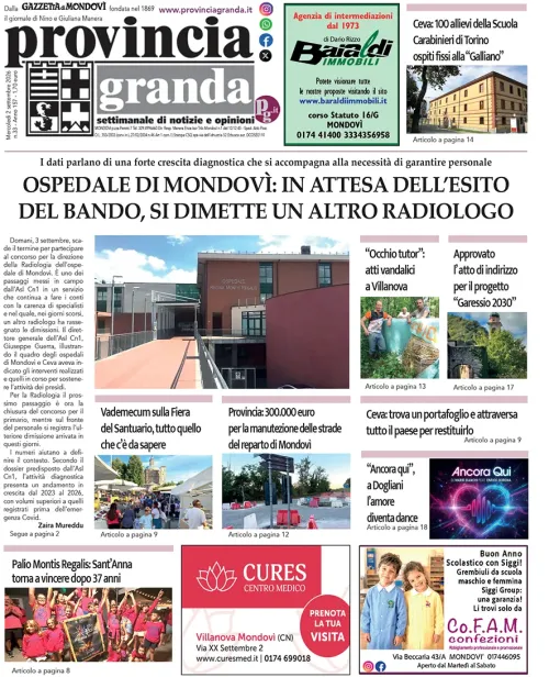Copertina Edizione del 02-09-2026