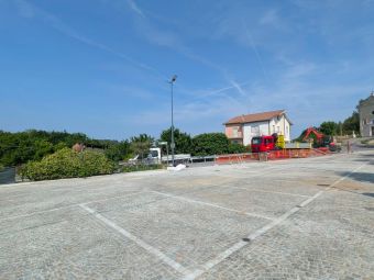 PROVINCIA GRANDA - La nuova piazza in frazione San Paolo