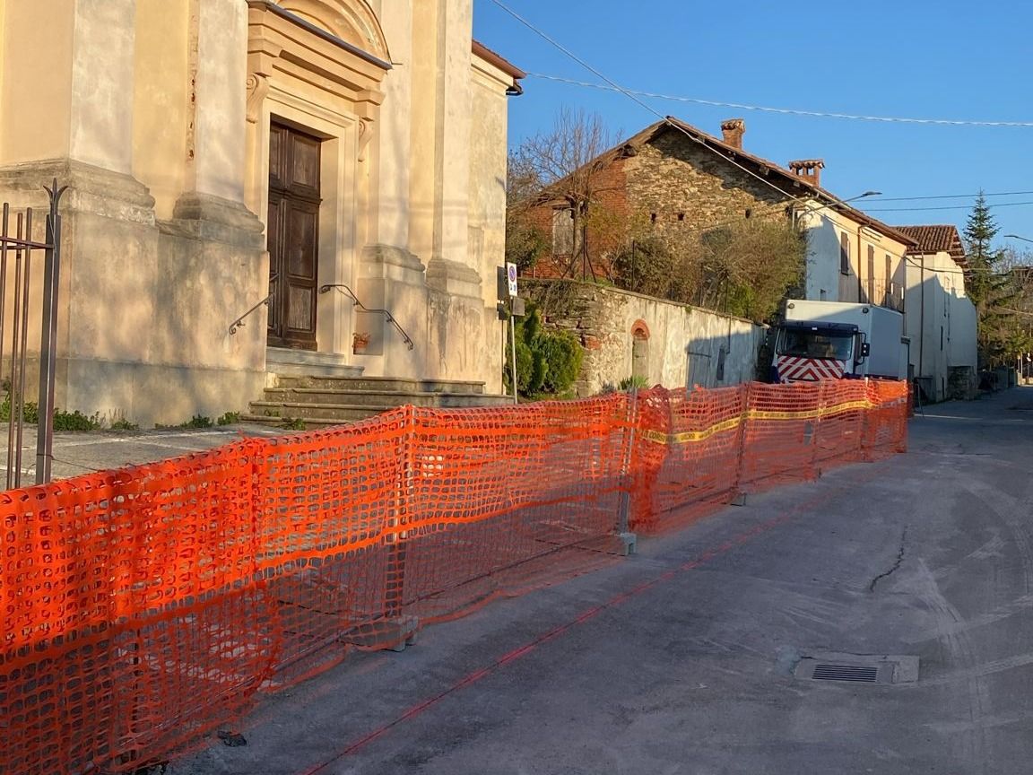 PROVINCIA GRANDA - Il cantiere in frazione Roatta a Torre Mondovì
