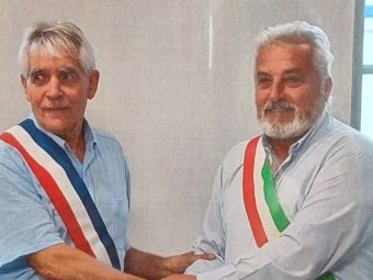 PROVINCIA GRANDA - Mina e l'ex sindaco di Yssingeaux Pierre Liogier