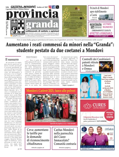 Copertina Edizione del  26-02-2025