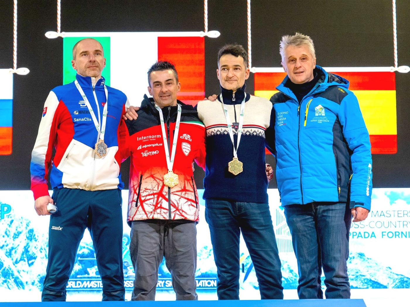 Gerbotto podio Master Mondiali