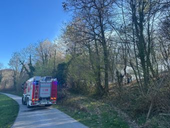 PROVINCIA GRANDA - I vigili del Fuoco intervenuti a Chiusa Pesio