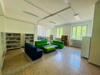 PROVINCIA GRANDA - Una delle aule risistemate nel plesso di San Michele