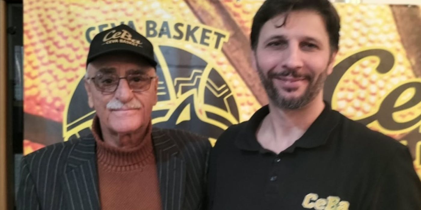 Santino Coppa e il presidente Marco Ceroni