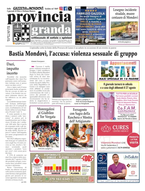 Copertina Edizione del  06-08-2025