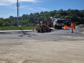 PROVINCIA GRANDA - I lavori alla rotonda delle Olle