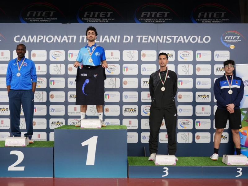 tennistavolo doppio Foglia Palmarucci