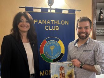 PROVINCIA GRANDA - Laura Bongiovanni del Panathlon Mondovì con Simone Gonin