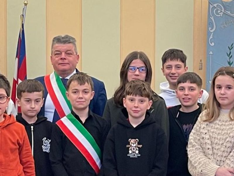 Il rinnvato consiglio comunale dei ragazzi di Dogliani