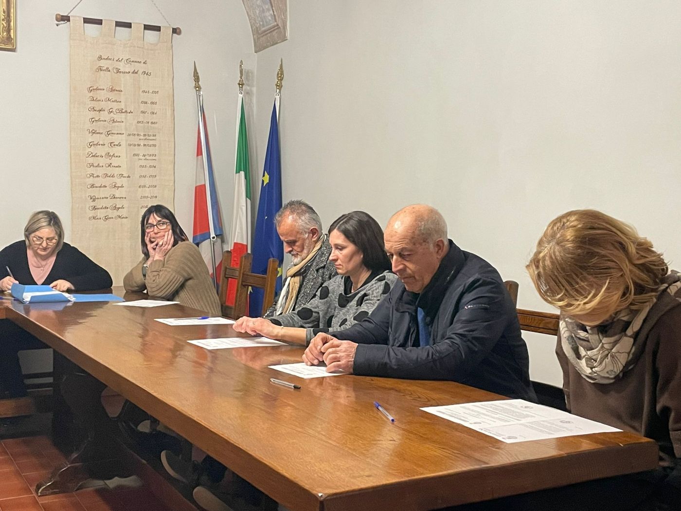 PROVINCIA GRANDA - Alcuni dei consiglieri niellesi